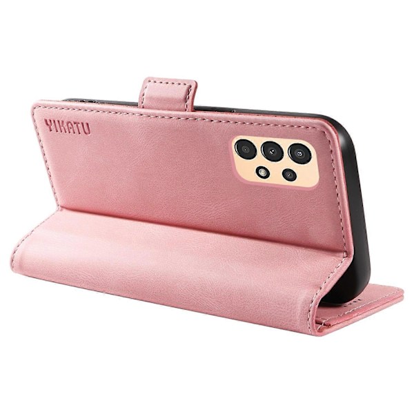 YIKATU YK-005 Lærdeksel til Samsung Galaxy A53 5G, hudvennlig telefonetui med lommebok og stativ Multicolor Style G