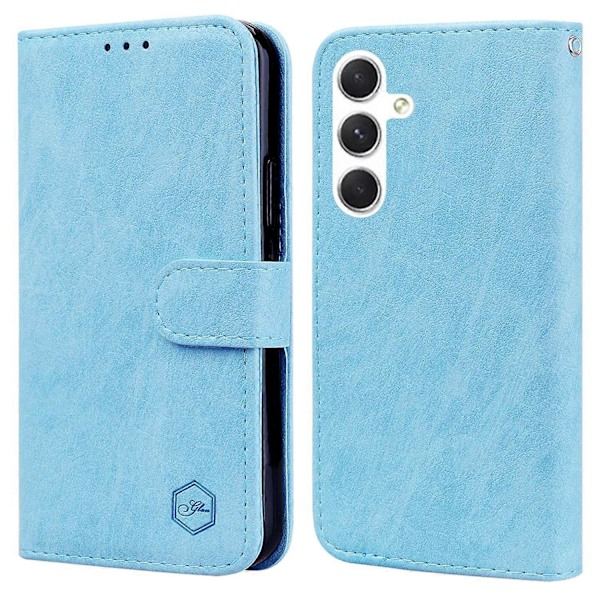 För Samsung Galaxy S24+ Fodral PU Läder Anti-dropp Plånboksfodral Multicolor Style E