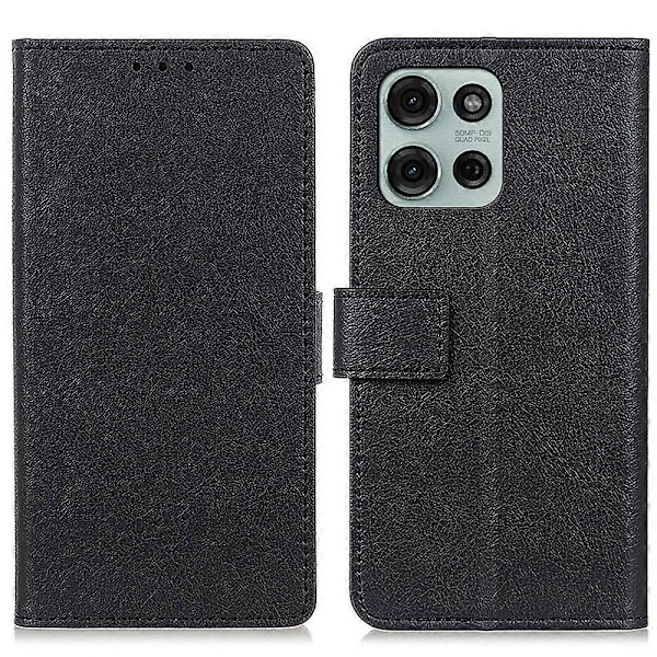 PU-læder etui med stativ og pung til Motorola Moto G75 5G Multicolor Style D