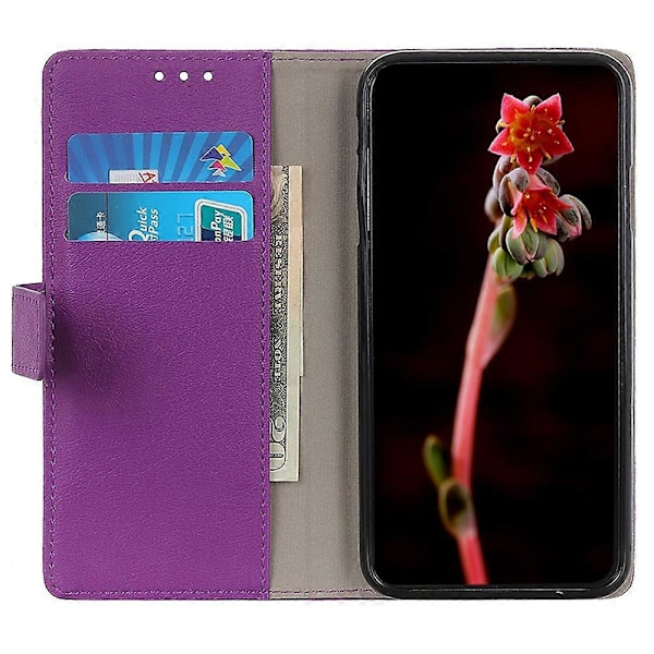 PU-læder etui med stativ og pung til Motorola Moto G75 5G Multicolor Style B