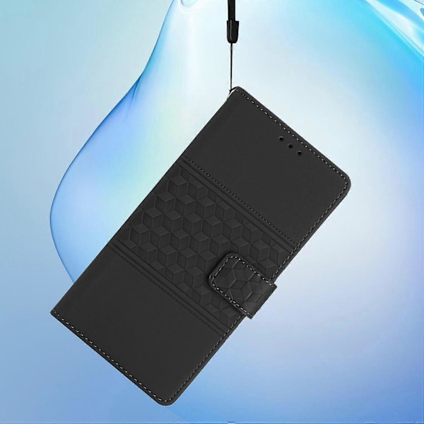 Til Samsung Galaxy A35 5G Telefon Cover Præget Rombe Tegnebog Stativ Læder Cover Multicolor Style A