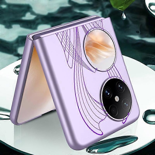 GKK Stöttåligt Skal för Huawei Pocket 2 Konsttryck Slim Hårt PC Telefonskal Multicolor Style B