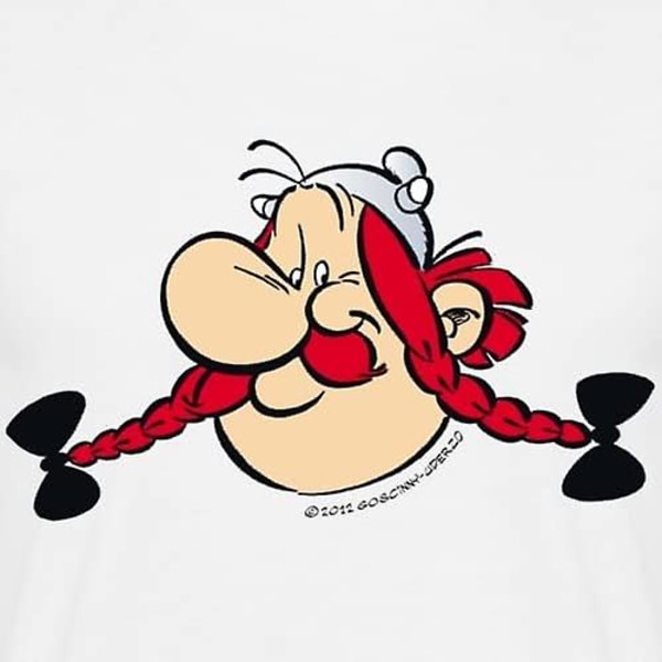 Asterix & Obelix Porträtt T-shirt herr White L