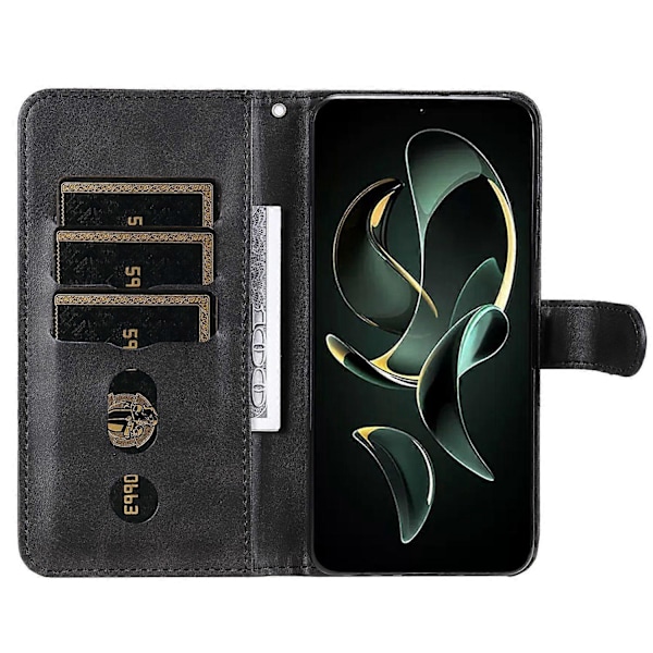 Skal för Xiaomi Redmi K60 Ultra/13T/13T Pro Stöttåligt Fodral Blixtlåsficka Plånbok Ställ Telefonskydd Multicolor Style A