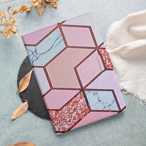 Til Fire Max 11 Smart Tablet Etui PU Læder Støtte Cover med Kortholder Multicolor Style F