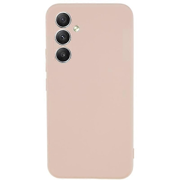 För Samsung Galaxy A34 5G Gummibelagt TPU Mobilskal Mjukt Fiberfoder Anti-Repskydd Multicolor Style H