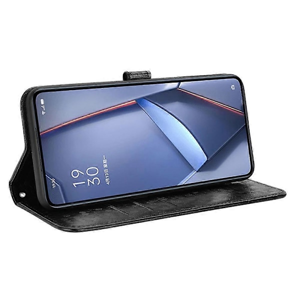 För Infinix Hot 30 5G PU Läder Ställ Fodral Präglat Plånboks Stöttåligt Mobiltelefon Skal Multicolor Style A