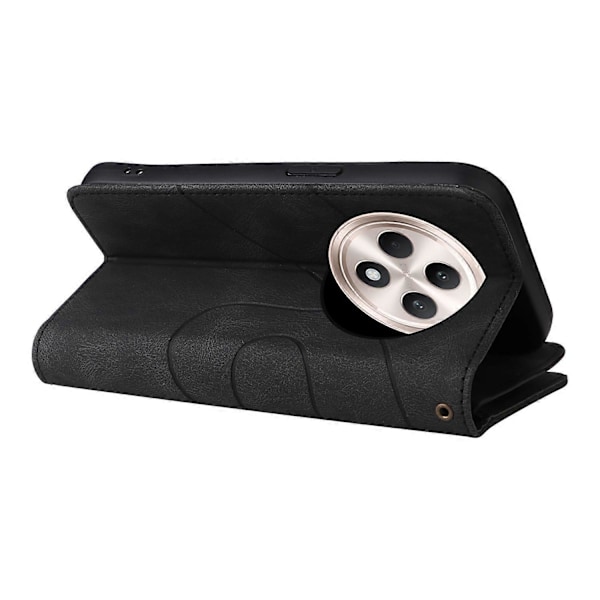 KT Multi-Function Series-5 Etui til Oppo Reno12 F 5G Lynlås Pung Læder Telefon Cover Stativ Multicolor Style A
