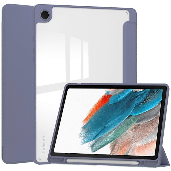 Kirkas takakansi Samsung Galaxy Tab A9+ PU+TPU+Akryyli tablettikotelolle kynäpaikalla Multicolor Style E