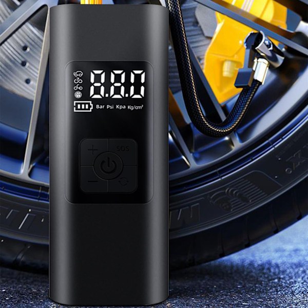Uusi sähköpumppu Sähköinen ilmapumppu 6000mAh akulla, 150PSI portti