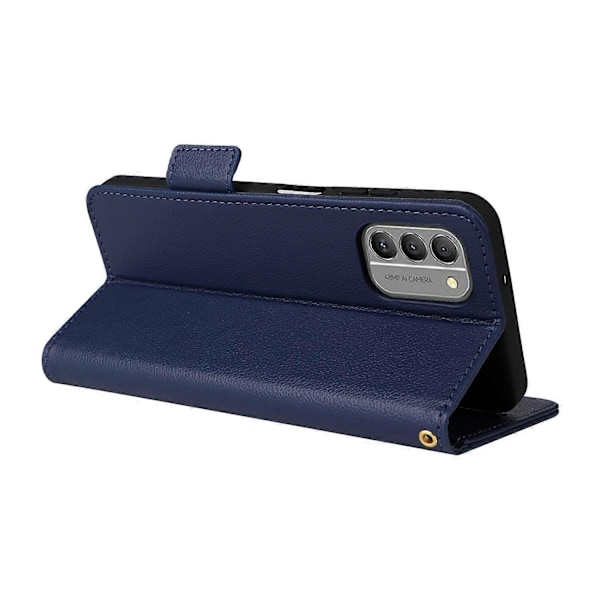 Nokia G310 PU-nahkainen puhelinkotelo lompakolla, jalustalla ja sormenjälkiä hylkivällä suojalla Multicolor Style D