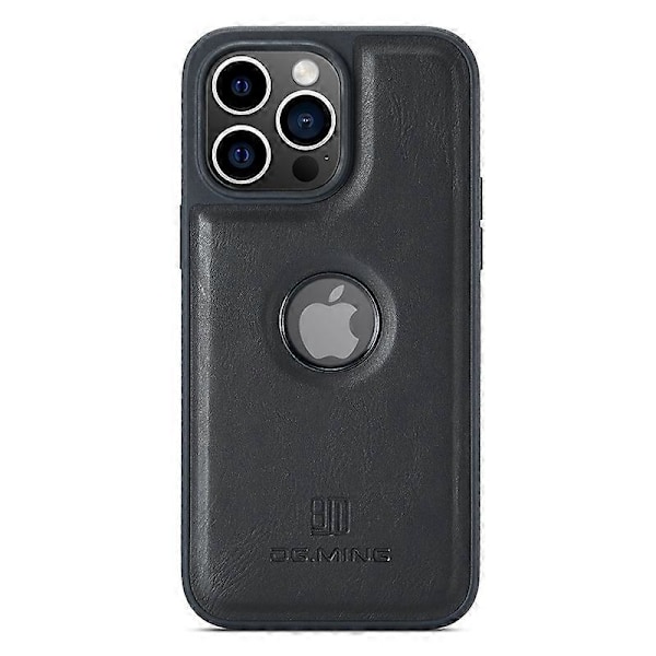 Skal för iPhone 15 Plus med logovy, baksida i PU-läder+PC+TPU Multicolor Style E