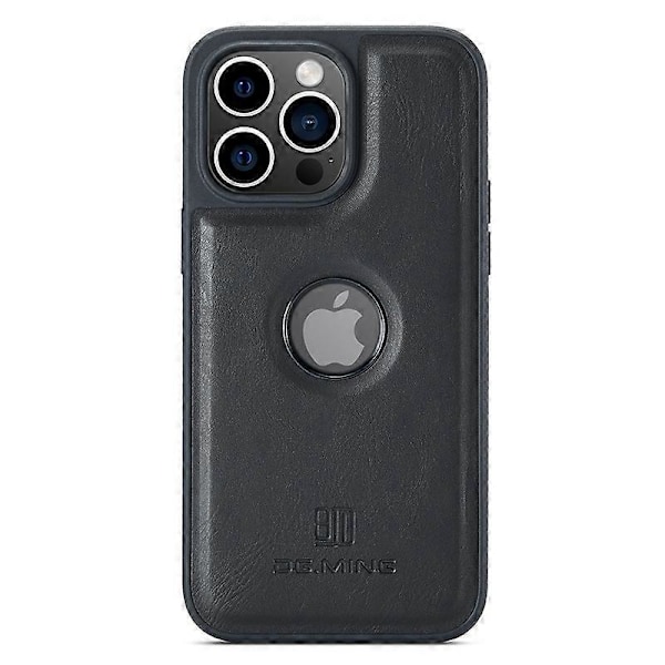 iPhone 15 Pro -kotelo, logolla, iskunkestävä PU-nahka+PC+TPU-suojus Multicolor Style A