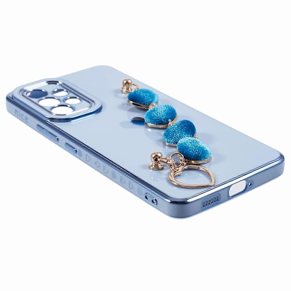 TPU-deksel med hjertekjedestropp og elektroplettert telefondeksel for Samsung Galaxy A52 4G/5G/A52s 5G Multicolor Style C