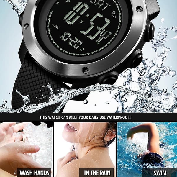 Skmei 1427 Watch, Stil: Rubber Ring Version (armégrön)