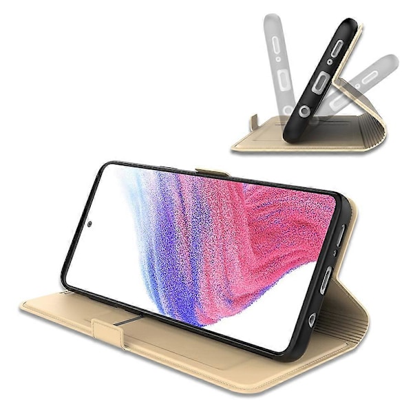 Skal för Samsung Galaxy A16 5G/A16 4G Stötsäkert TPU Innerskal Läder Telefonskydd Multicolor Style A