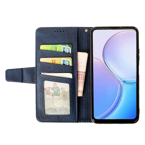 IDEWEI Suojakotelo Xiaomi Redmi A3 4G/Poco C61 4G -puhelimelle, vasikannahkajäljitelmä, lompakkomallinen PU-nahkainen läppäkotelo Multicolor Style G