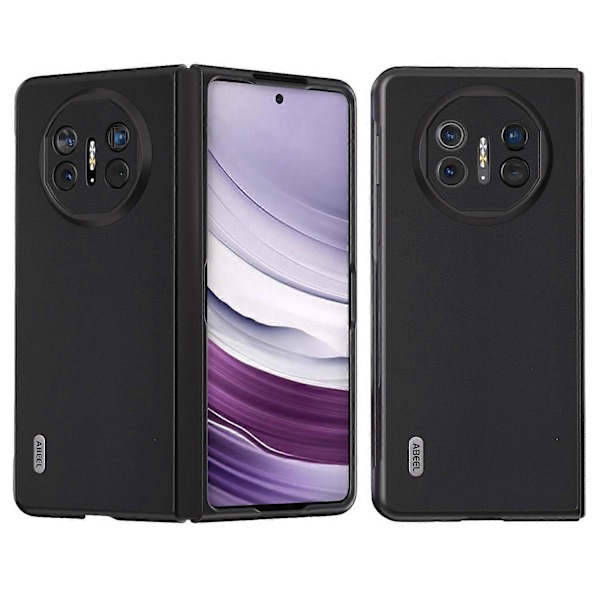 Skal för Huawei Mate X5, Slät Äkta Läder+PC Skyddande Fodral Multicolor Style A