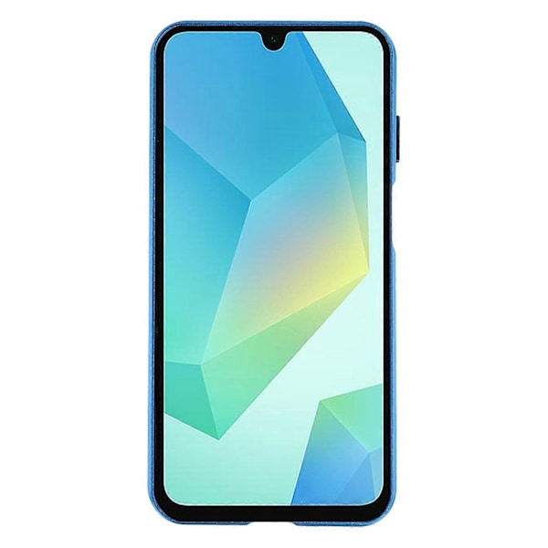 Deksel til Samsung Galaxy A16 5G/4G med skjermbeskytter/linsefilm herdet glass metall telefondeksel Multicolor Dark Blue