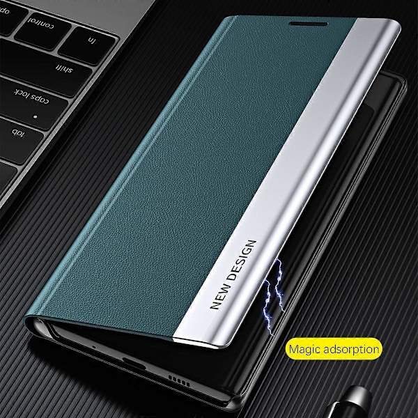 För Xiaomi Redmi 12C 4G PU Läder Flip Ställ Telefonfodral Elektroplätering Stöttåligt Skal Multicolor Style C