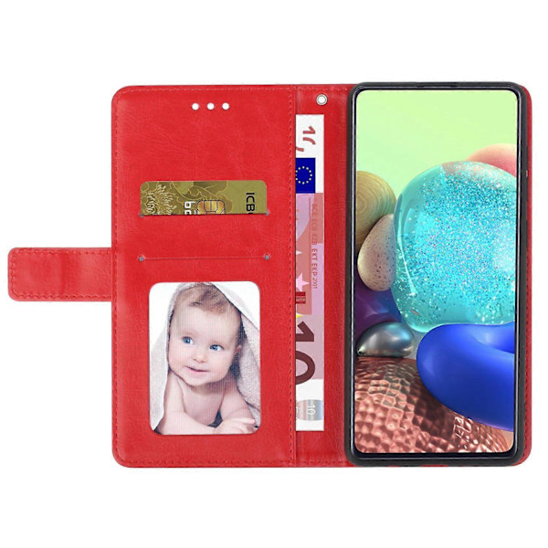 Til Samsung Galaxy A05 4G Etui Y-formet Linje Præget Læder Wallet Telefon Cover Multicolor Style E