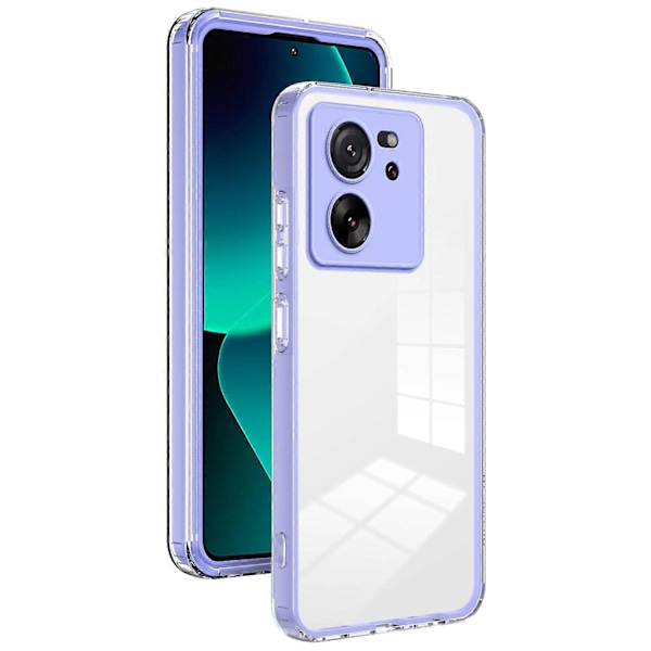 Til Xiaomi 13T/13T Pro Gennemsigtigt Cover TPU+PC Beskyttende Telefoncover Multicolor Style C