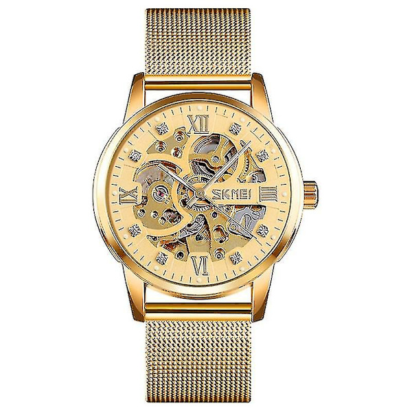 Skmei 9199 Herr Automatisk Mekanisk Watch Silver Gold