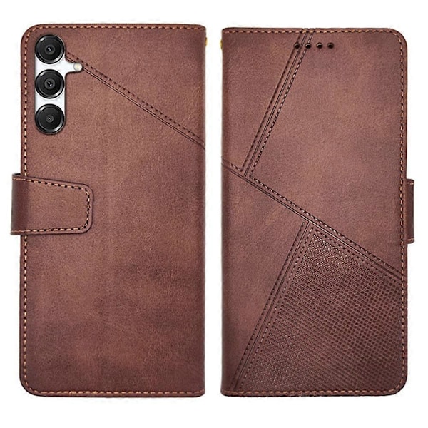 IDEWEI Läderplånboksfodral med Ställ Kalvtextur för Samsung Galaxy A36 5G/A56 5G Multicolor Style D