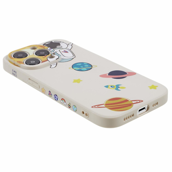 Tpu phone case för Iphone 14 Pro, mönsterutskrift anti-scratch cover Style F