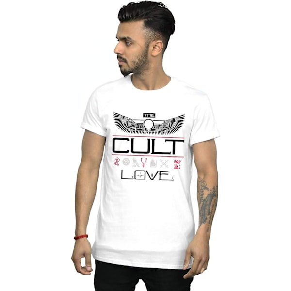 The Cult Miesten Love Wings T-paita Aikuisten Koko S-3xl Txu10 White XL