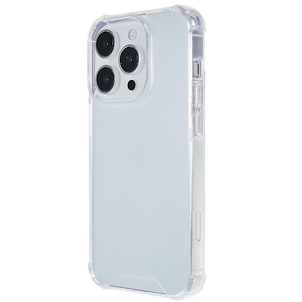 Bakdeksel for iPhone 15 Pro Max, Transparent Akryl+tpu Ripebestandig Mobiltelefondeksel