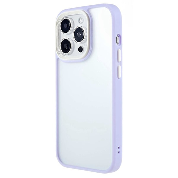 FULEXIN Skal för iPhone 15 Pro, hudvänlig yta, färgglad TPU-ram + PC Stöttåligt Skydd Multicolor Style D