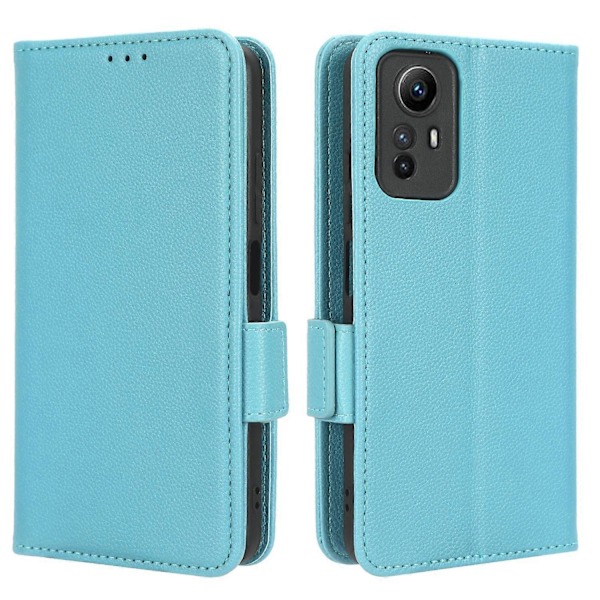 Läderfodral för Xiaomi Redmi Note 12S 4G, Vikbart Ställ Plånboksfodral Multicolor Style F