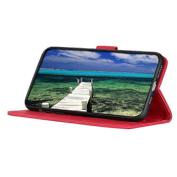 KHAZNEH För Huawei Mate 60 Pro Retro Textur Läder Telefonfodral Plånboksfodral med Ställfunktion Multicolor Style C