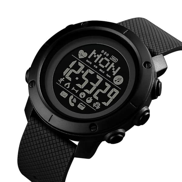 Skmei 1511 Vanntett Kompass Rubber Shell Black