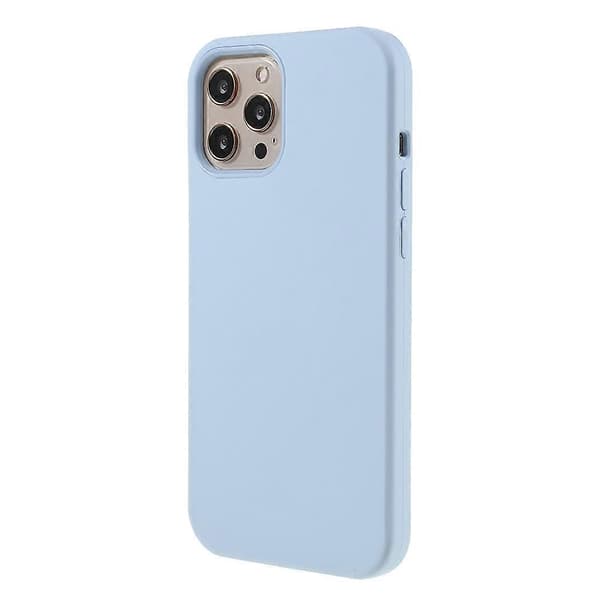 Blød Solid Silikone Beskyttelsescover til Hele Telefonen til iPhone 12 Pro Max 6.7 tommer Multicolor Style L
