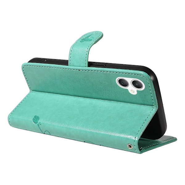 Fodral för Samsung Galaxy A06, blommönstrat PU-läder plånboksfodral Multicolor Style F