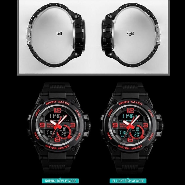 Skmei Outdoor Sports elektronisk watch Apricot