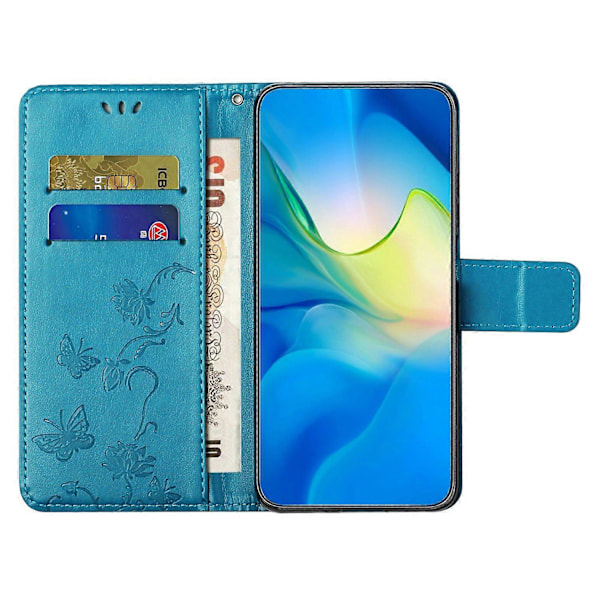 Til Samsung Galaxy A26 5G Etui Wallet Stand Præget Sommerfugl Blomst PU Læder Telefon Cover Multicolor Style A
