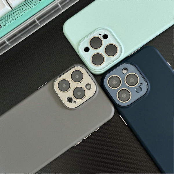 iPhone 14 Pro Max silikonikuori, ihoa myötäilevä, iskunkestävä takakuori lasikalvolla Multicolor Style H