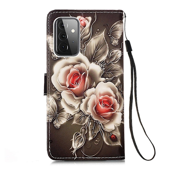Mønsterprint Læder Wallet Stand Cover Case til Samsung Galaxy A52 4G/5G/A52s 5G