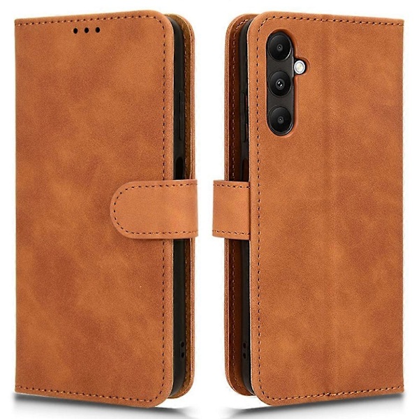 Samsung Galaxy A05s 4G -kotelo, pehmeä PU-nahkainen lompakkokotelo jalustalla Multicolor Style E