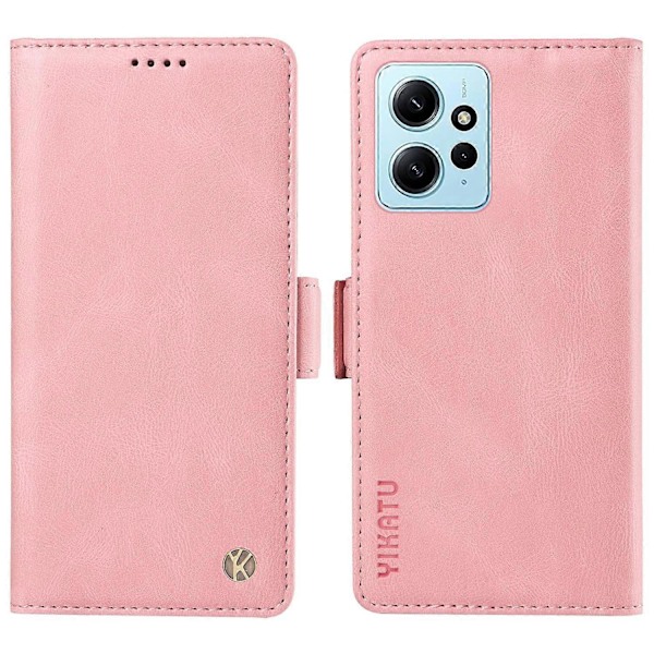 YIKATU YK-005 Xiaomi Redmi Note 12 4G -puhelimelle, ihonmyötäinen suojakotelo PU-nahkainen lompakkokotelo jalustalla Multicolor Style G