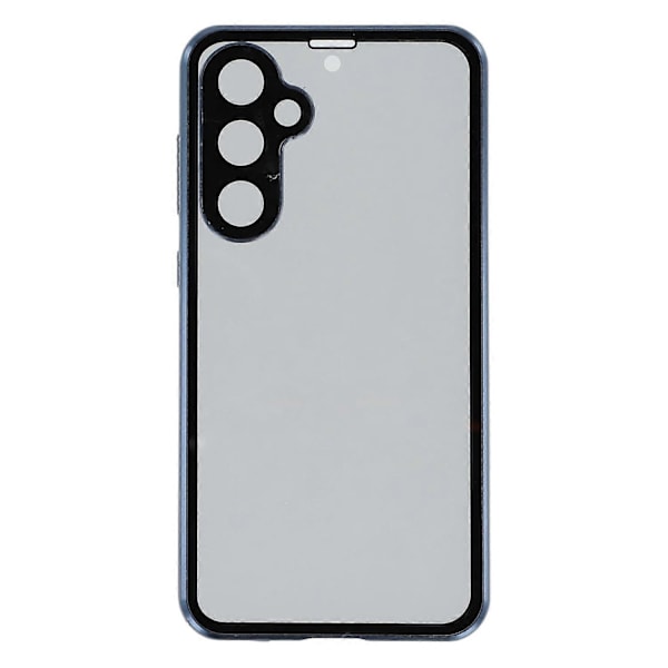 For Samsung Galaxy S23 FE Deksel med Skjermbeskytter/Linsefilm Herdet Glass Metall Telefondeksel Multicolor Dark Blue