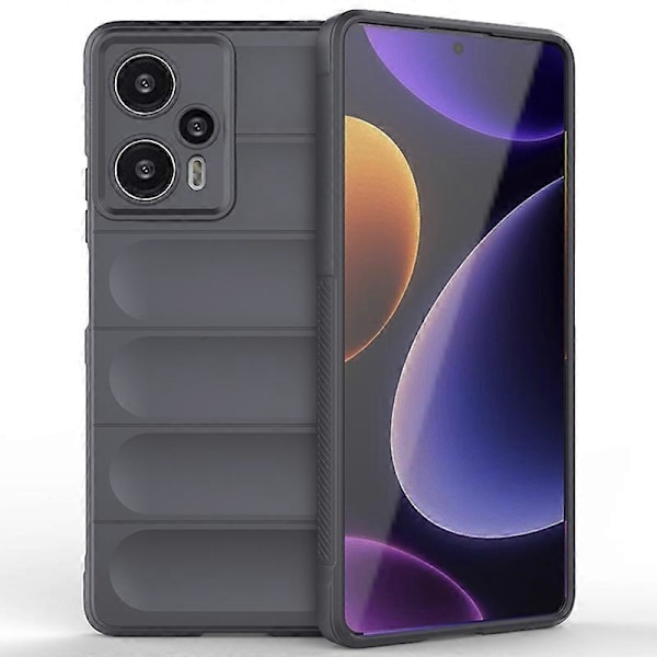 Flexibelt TPU-skal med robust baksida för Xiaomi Poco F5 5G/Redmi Note 12 Turbo Multicolor Style C