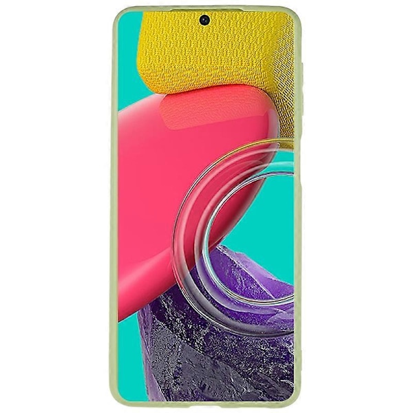 Mjukt TPU Matt Skal för Samsung Galaxy M53 5G, Anti-fingeravtryck, Anti-dropp Baksida Multicolor Style E