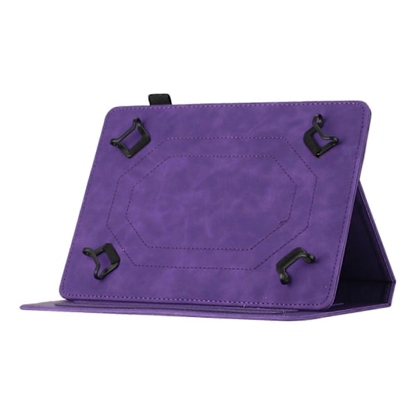 7-tums Tablet PU Läder Ställ Fodral Fjäril Tryckt Korthållare Tablet Skydd Multicolor Style E