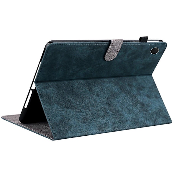 For Samsung Galaxy Tab A9 Lærdeksel Søtt Tigeravtrykk Justerbart Stativ Nettbrettveske Multicolor Style B