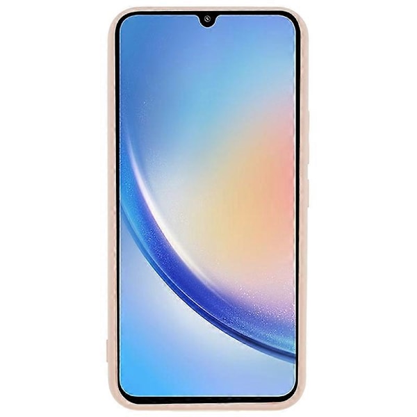 För Samsung Galaxy A34 5G Gummibelagt TPU Mobilskal Mjukt Fiberfoder Anti-Repskydd Multicolor Style H