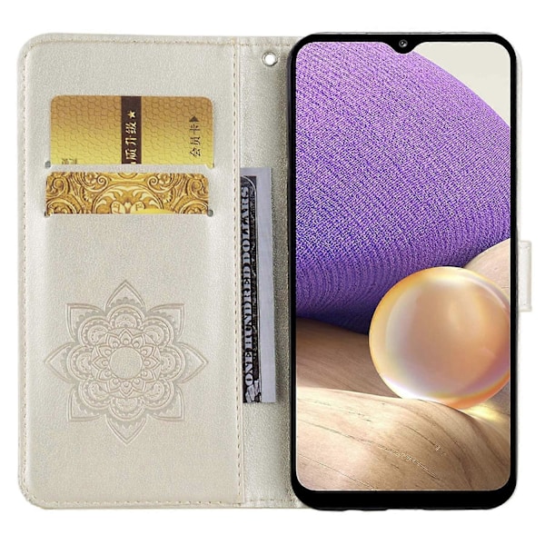 Til Samsung Galaxy S23 FE Cover Ugle Præget PU Læder Telefon Cover med Wallet Stand Multicolor Style C
